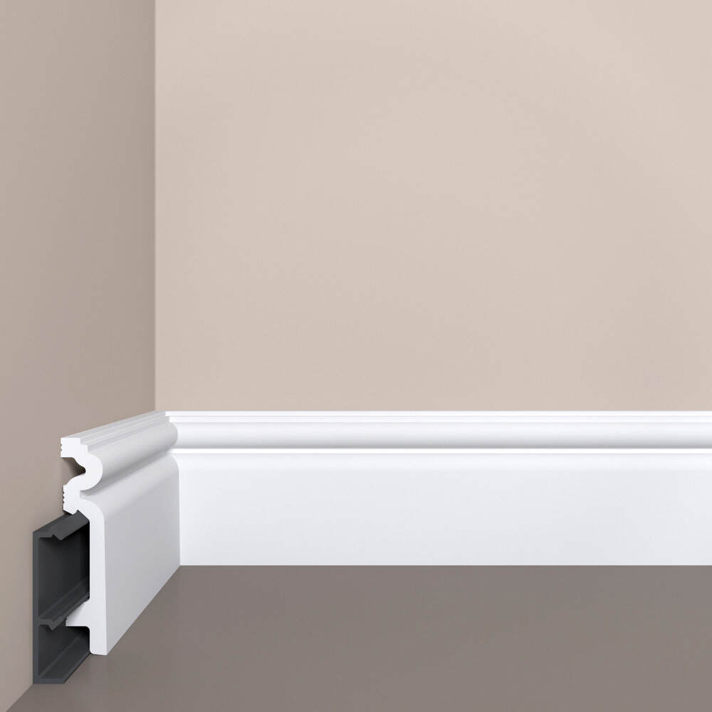 Плинтус с монтажной планкой П14