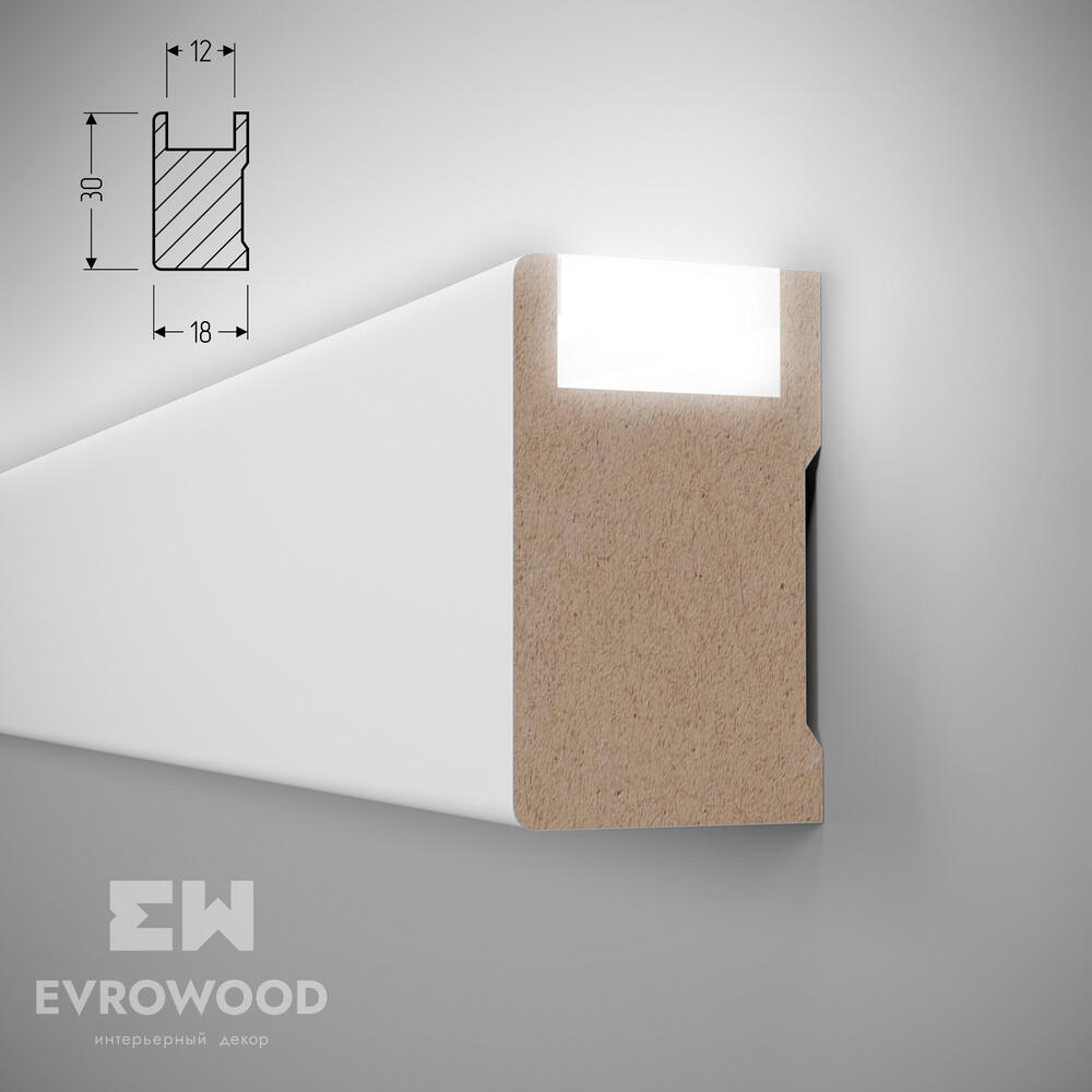 Рейка под подсветку Evrowood R010 LED
