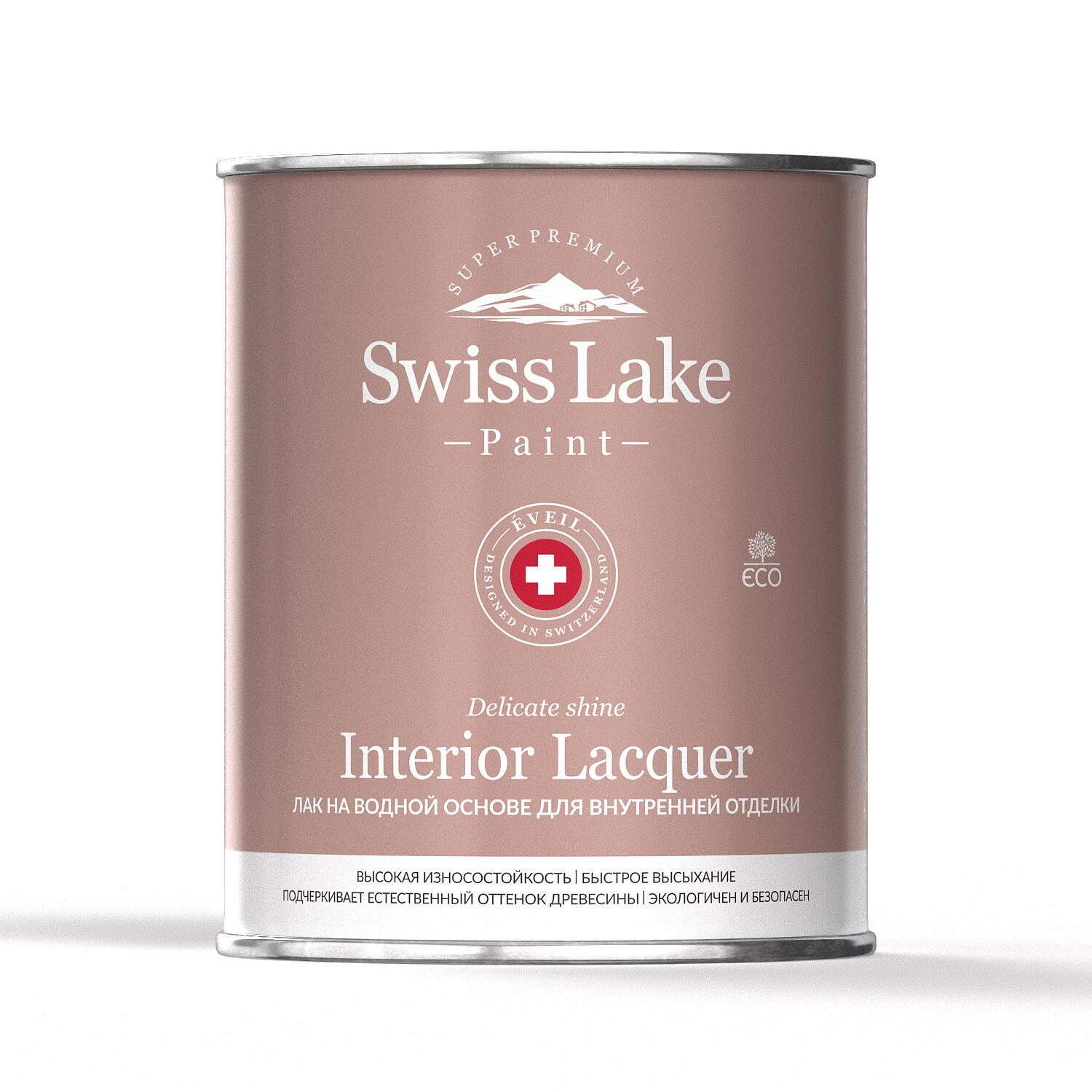 Interior Lacquer Matte матовый износостойкий лак Swiss Lake Interior Lacquer Matte