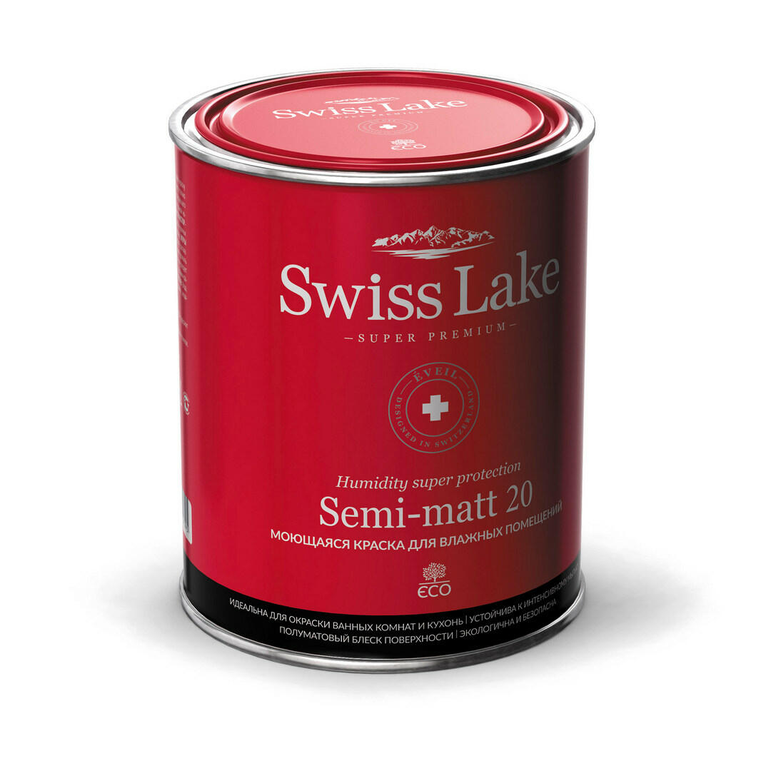 Semi-matt 20 краска кухни и ванной комнаты Swiss Lake Semi-matt 20